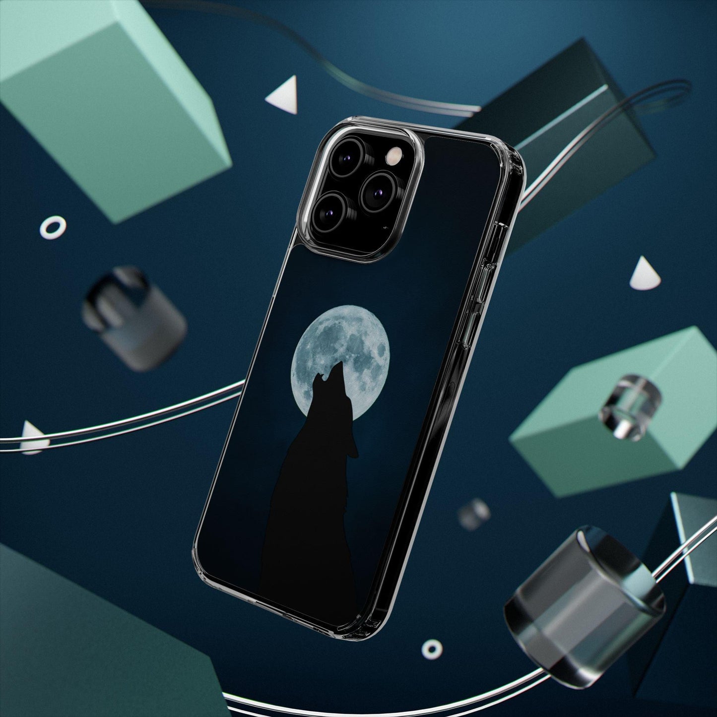 Full Moon and Wolf Clear Cases