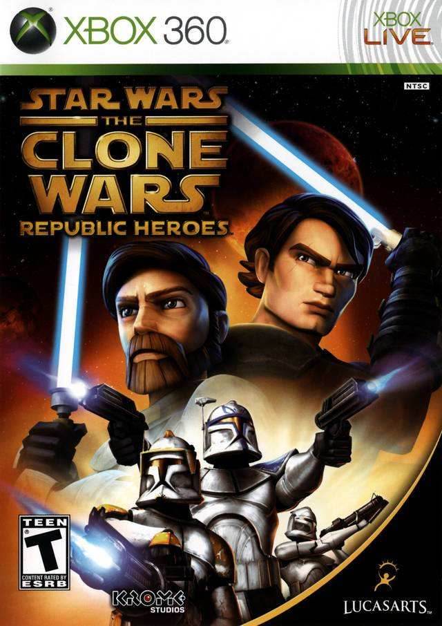 Star Wars Clone Wars: Republic Heroes (Xbox 360) - Game Manual Only