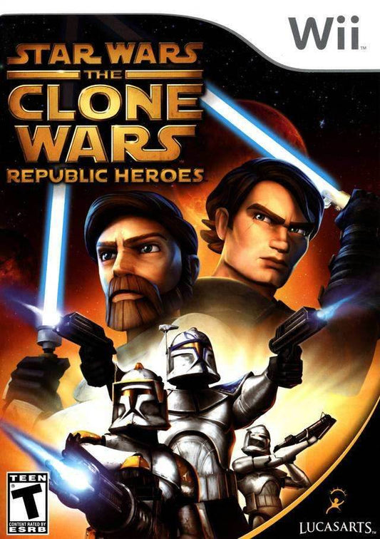 Star Wars: The Clone Wars Republic Heroes (Wii) - Game Manual Only