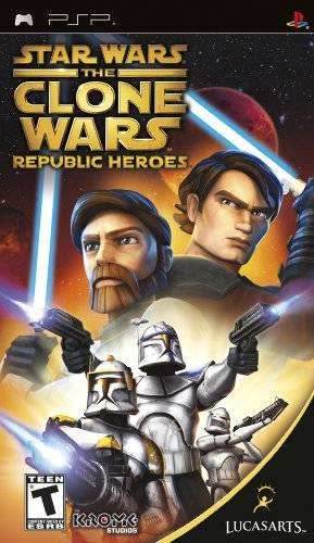 Star Wars: The Clone Wars Republic Heroes (PSP) - Game Manual Only