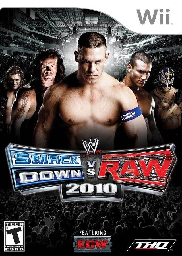 WWE SmackDown vs. Raw 2010 (Wii) - Game Manual Only