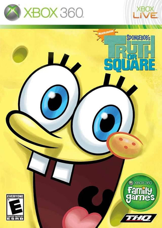 SpongeBob's Truth Or Square (Xbox 360) - Game Manual Only