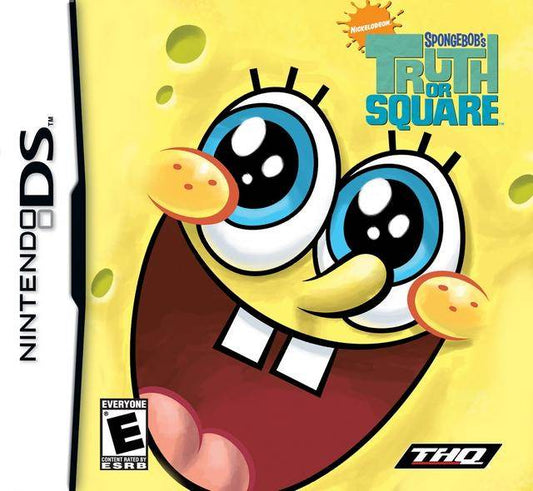 SpongeBob's Truth or Square (Nintendo DS) - Game Manual Only