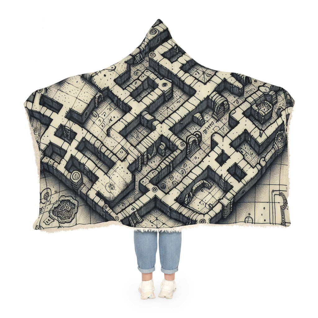 Dungeon map Snuggle Blanket - 