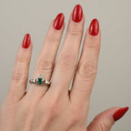 Emerald Meadow Claddagh Ring