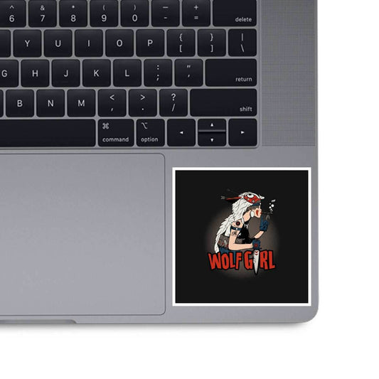 Wolf Girl - None / Black / 3x3