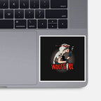 Wolf Girl - None / Black / 3x3