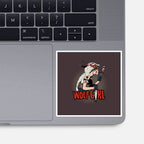 Wolf Girl - None / Black / 3x3