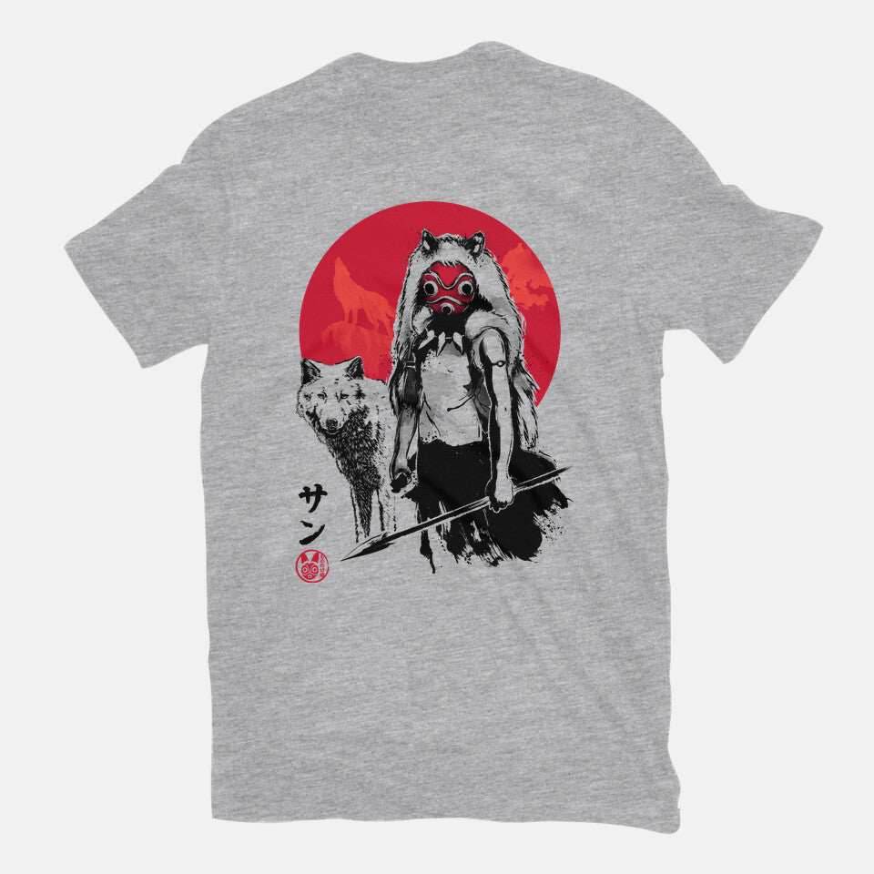 Wolf Girl Sumi-e - Unisex / White / S