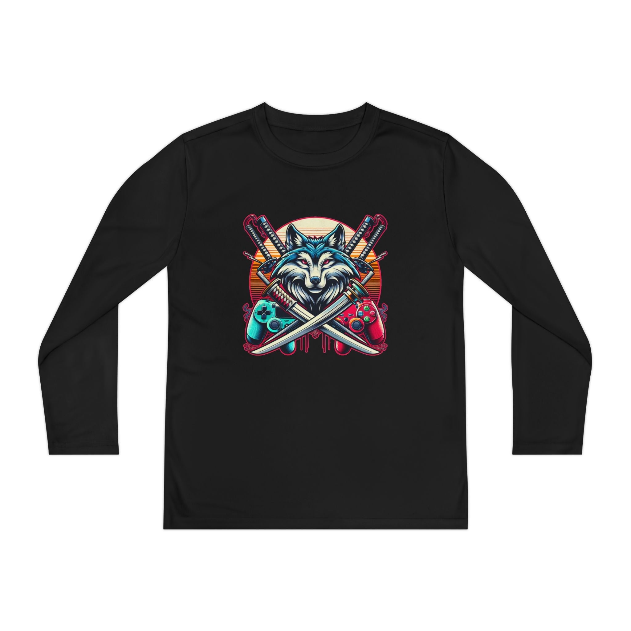 Xp wolf gamer long sleeve shirt