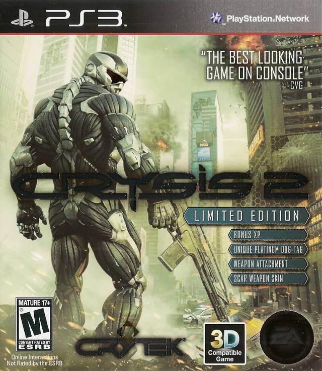 Crysis 2 Limited Edition (Playstation 3) - Game Manual Only