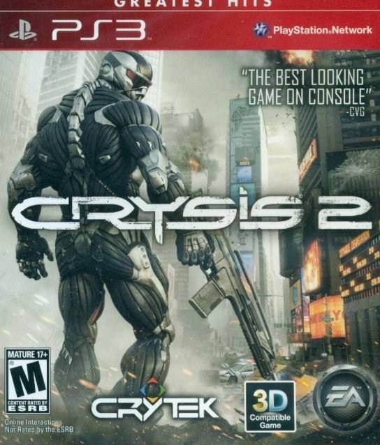 Crysis 2 (Greatest Hits) (Playstation 3) - Game Manual Only