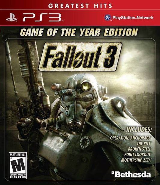 Fallout 3: Game Of The Year Edition (Greatest Hits) (Playstation 3) - Game Only