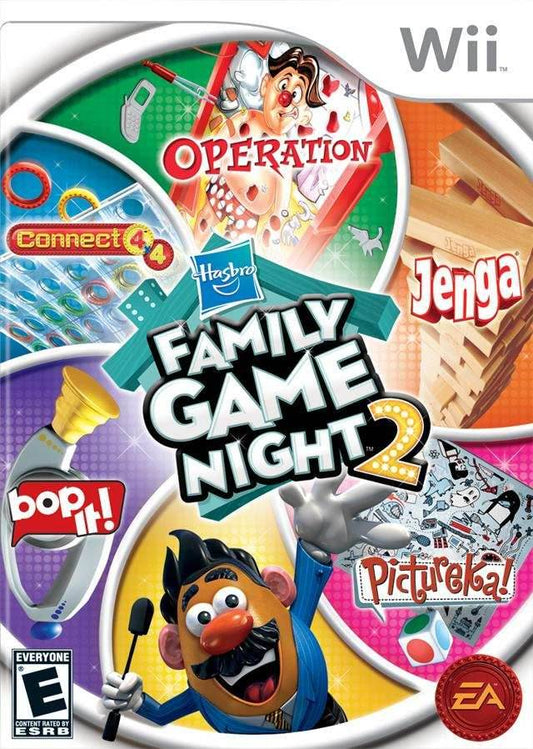 Hasbro Family Game Night 2 (Wii) - Game Manual Only
