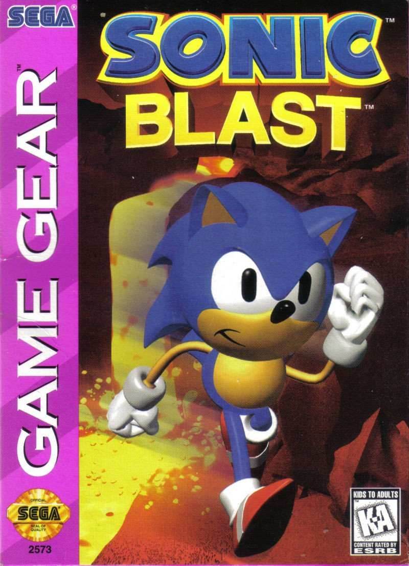 Sonic Blast (Sega Game Gear) - Game Manual Only