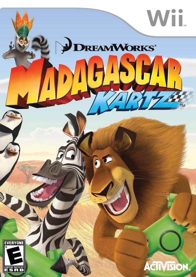 Madagascar Kartz (Wii) - Game Manual Only