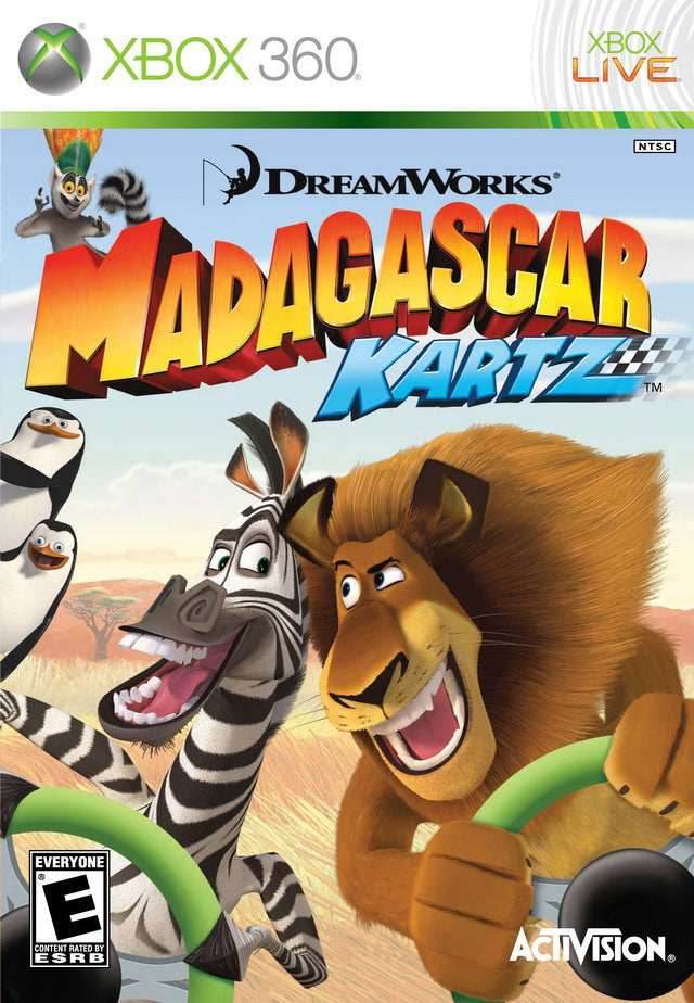 DreamWorks Madagascar Kartz (Xbox 360) - Game Manual Only