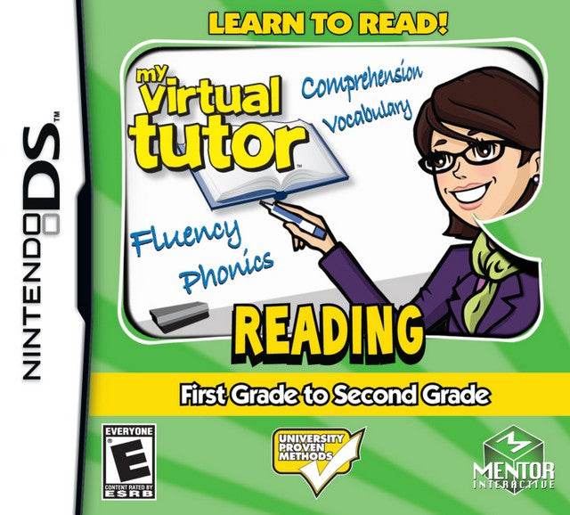 My Virtual Tutor: Reading First Grade to Second Grade (Nintendo DS) - Game Manual Only