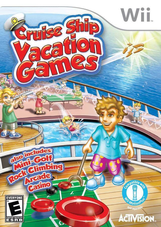 Cruise Ship Vacation Games (Wii) - Game Manual Only