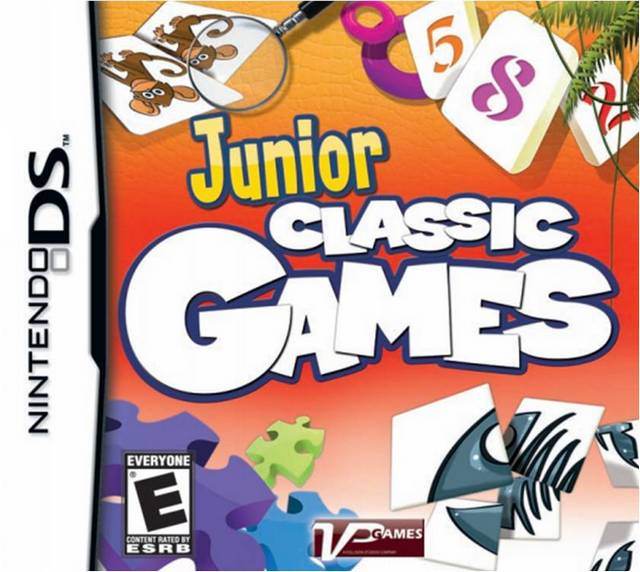 Junior Classic Games (Nintendo DS) - Game Manual Only