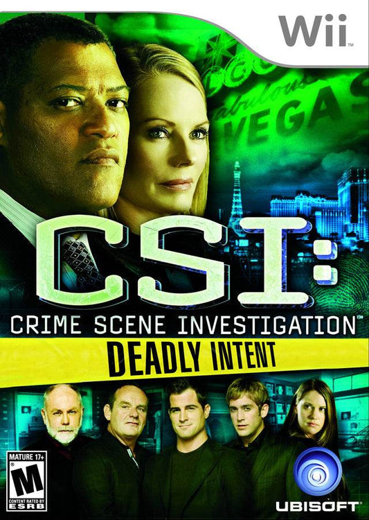 CSI: Crime Scene Investigation: Deadly Intent (Wii) - Game Manual Only