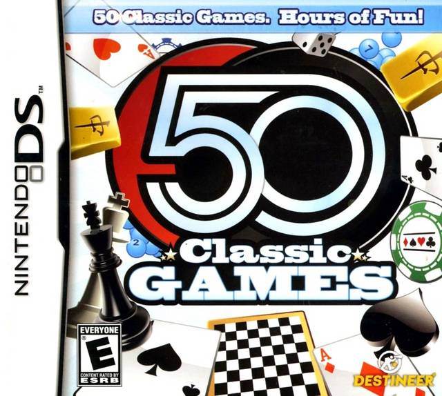 50 Classic Games (Nintendo DS) - Game Manual Only