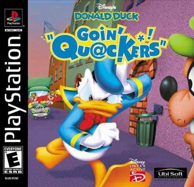 Disney's Donald Duck: Goin' Quackers! (Playstation) - Game Manual Only