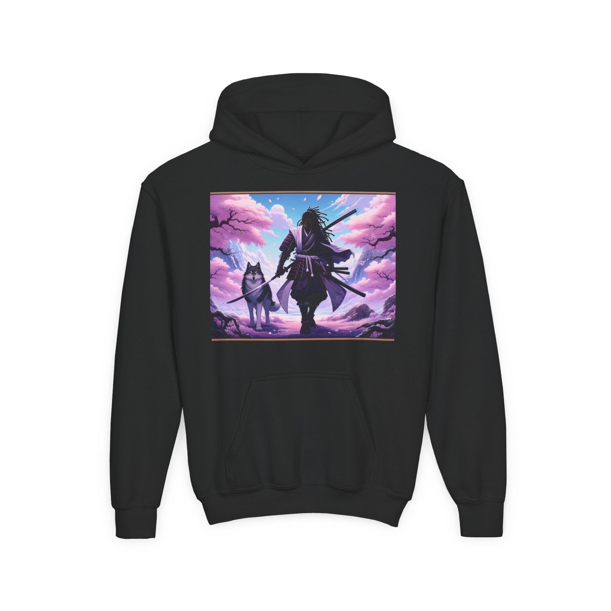 Walking The Wolves to Battle Youth Hooded Sweatshirt