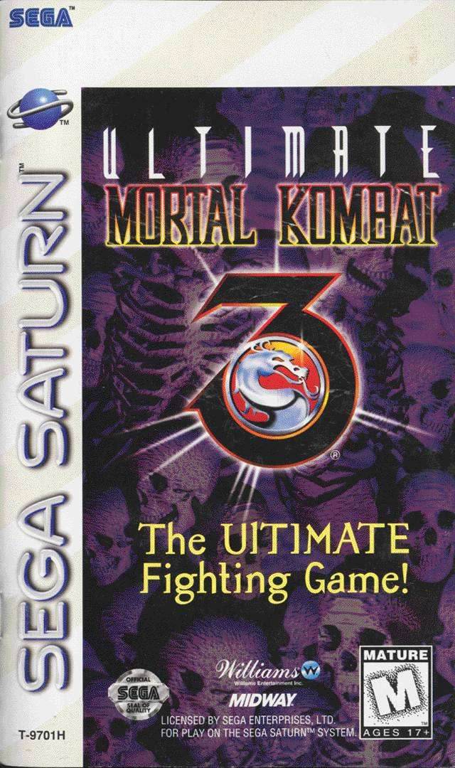 Ultimate Mortal Kombat 3 (Sega Saturn) - Game Manual Only