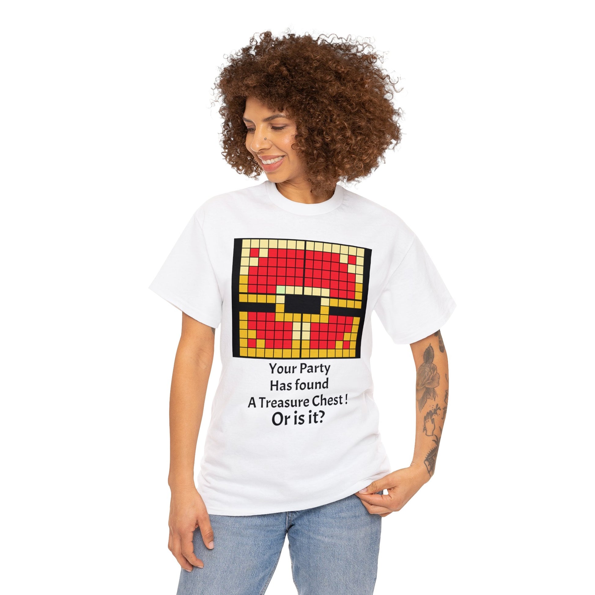 Your party has found a treasure chest! Unisex Heavy Cotton TeeUnisex Heavy Cotton Tee