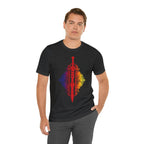 Sunset Ombre Dragon and Sword Shirt - Asphalt / S