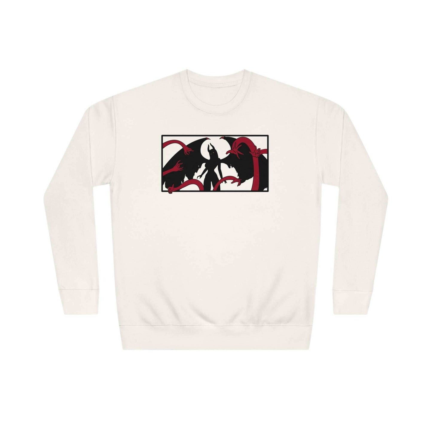 Demon Robin Premium Unisex Anime Crewneck Sweatshirt - Ivory / S