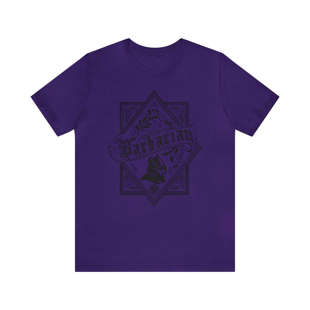 Barbarian Class Shirt - Team Purple / S