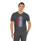 Red, White, and Blue Ombre Ornamental Dice Shirt - Army / S