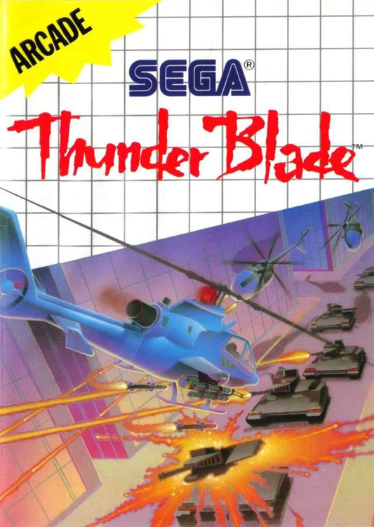 Thunder Blade (Sega Master System) - Game Manual Only