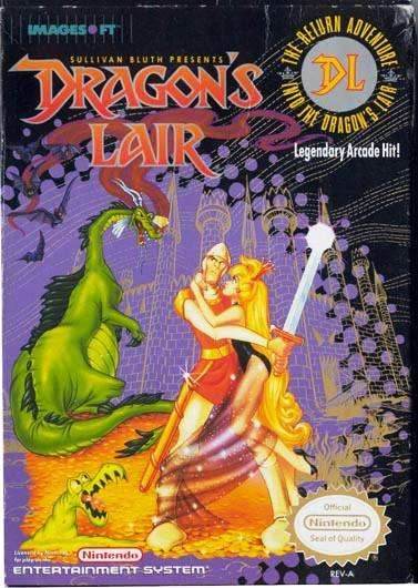 Sullivan Bluth Presents: Dragon's Lair (Nintendo NES) - Game Manual Only