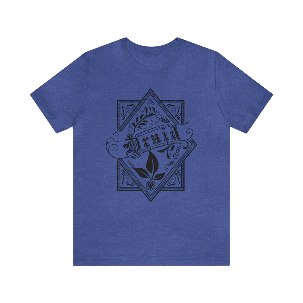 Druid Class Shirt - Heather True Royal / S