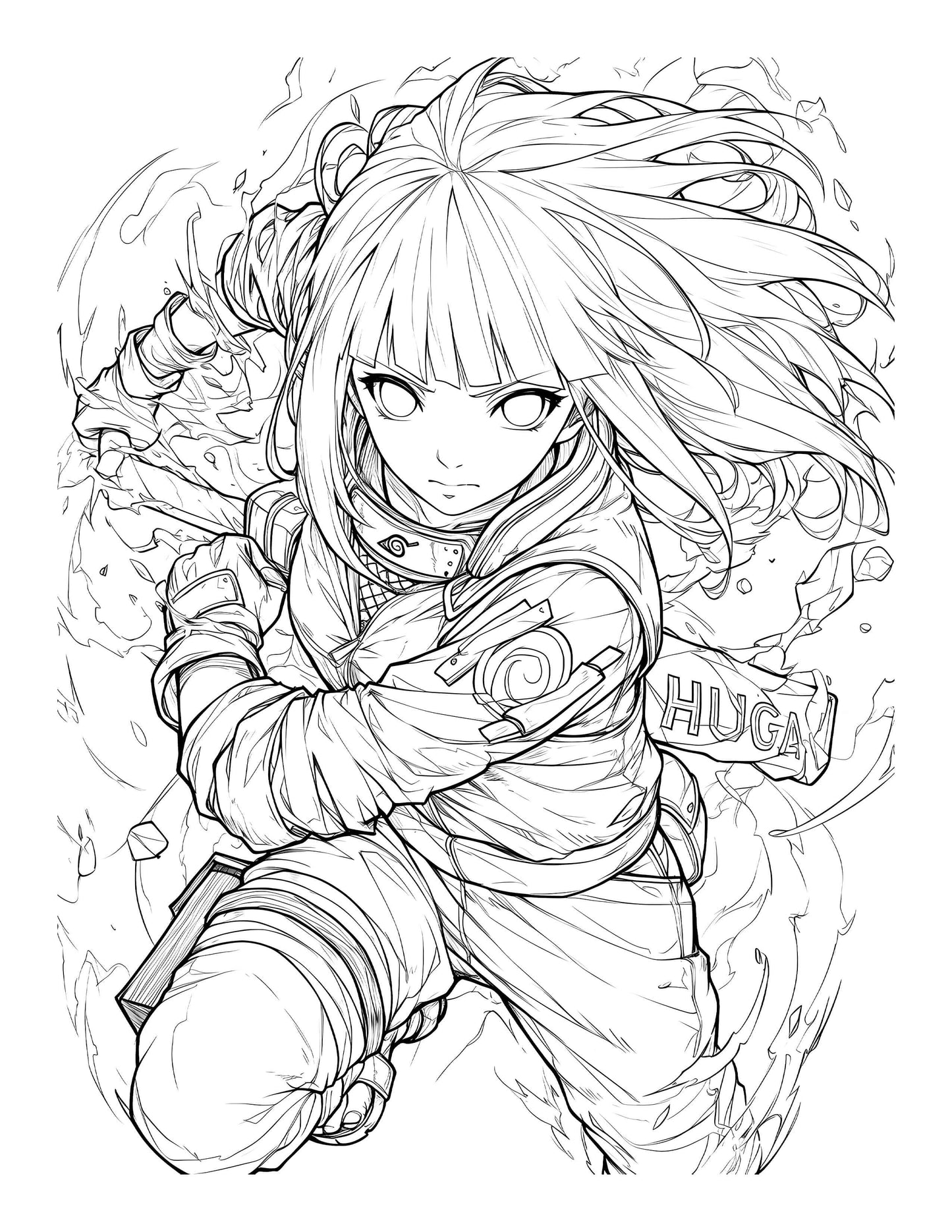 Anime Chronicles: Naruto Shippuden Legacy! A Ninja Adventure Coloring Book PDF