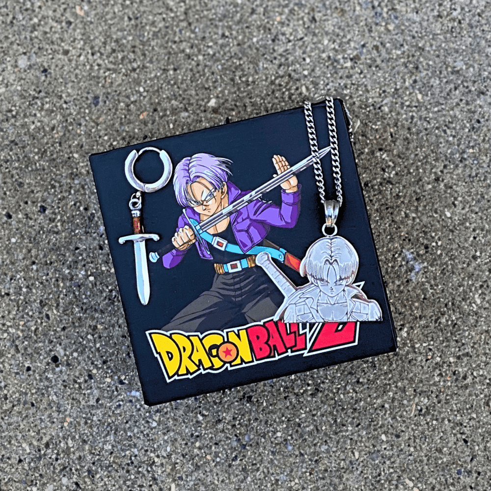 Dragon Ball Z™ Z Sword Earring - Chrome / Single