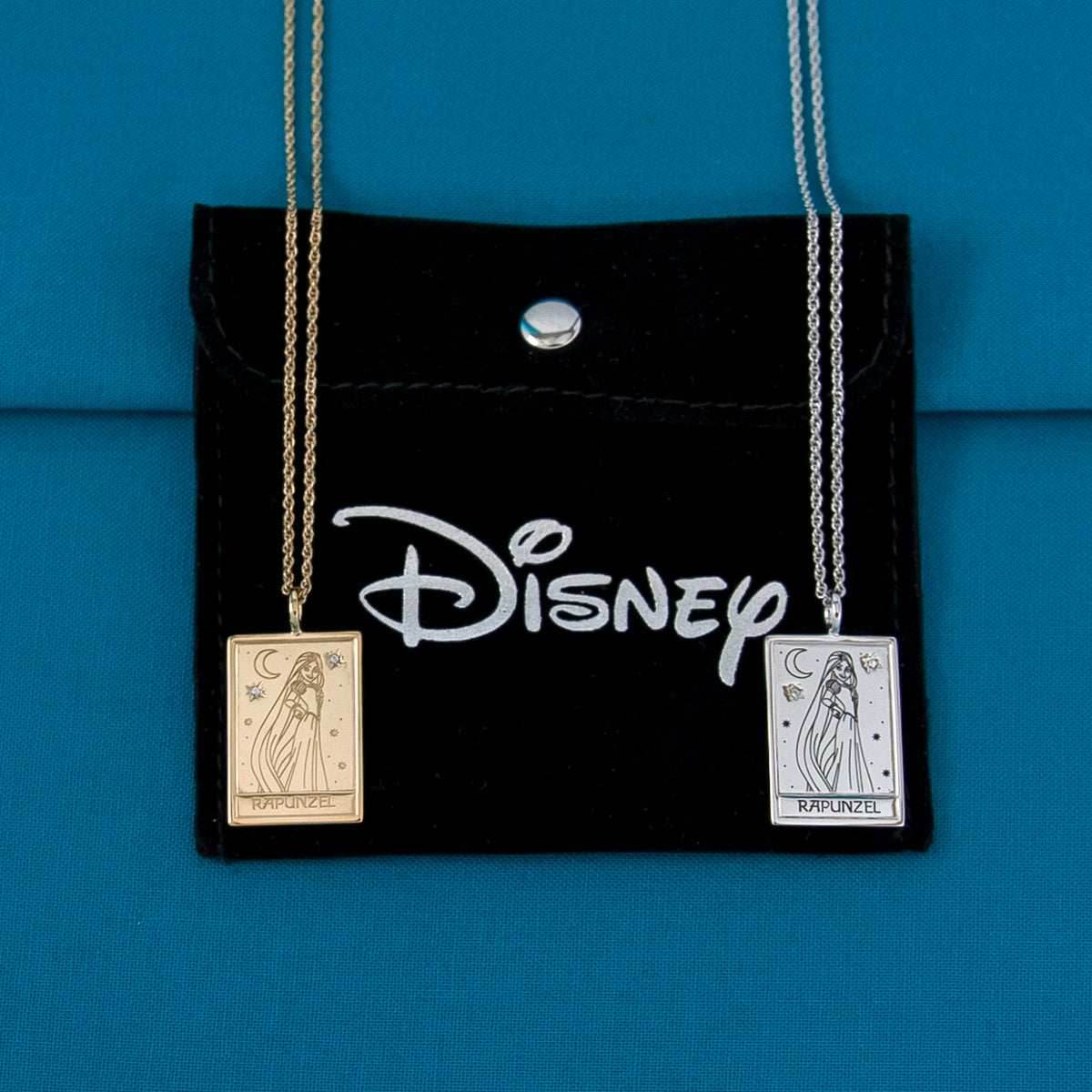 Disney X RockLove TANGLED Rapunzel Tablet Necklace - Sterling Silver