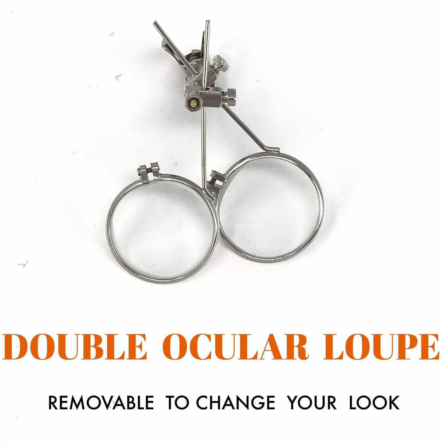 Pastel goth pirate eyepatch monocle Rave goggle with magnifying eye loupes - lime green