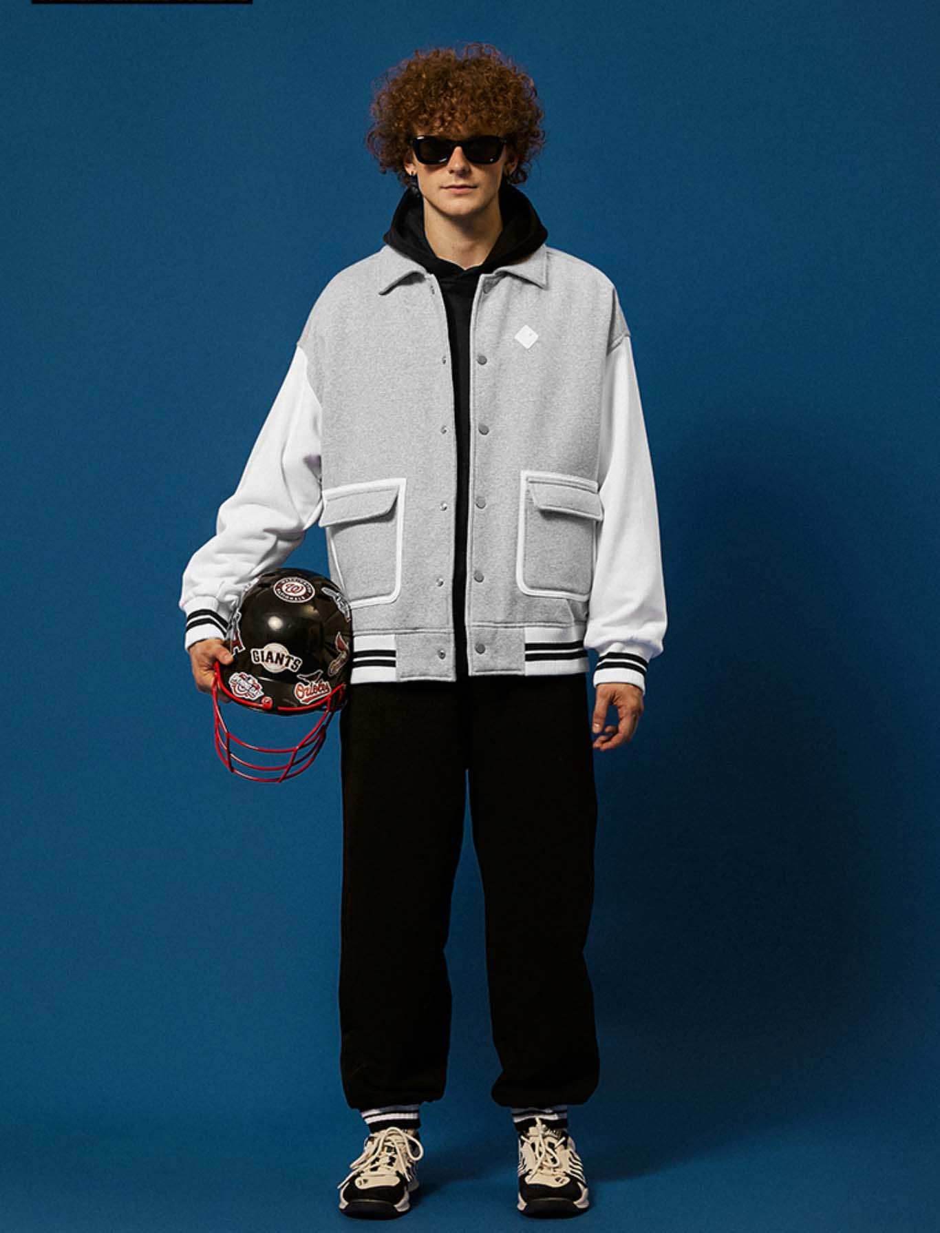 Grey Scholarship Jacket - Grey / M