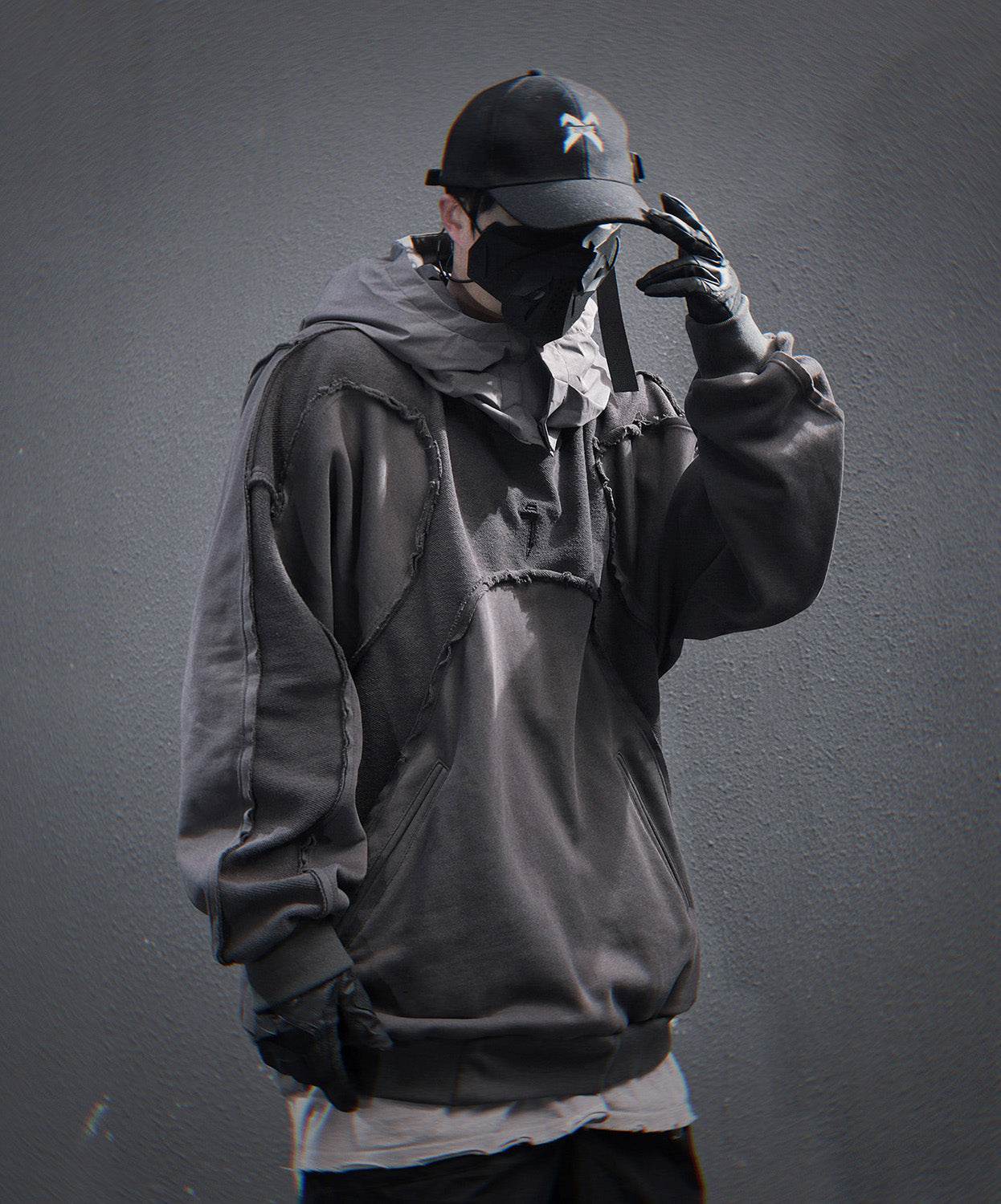 HiH56 Grey NX Hoodie - M