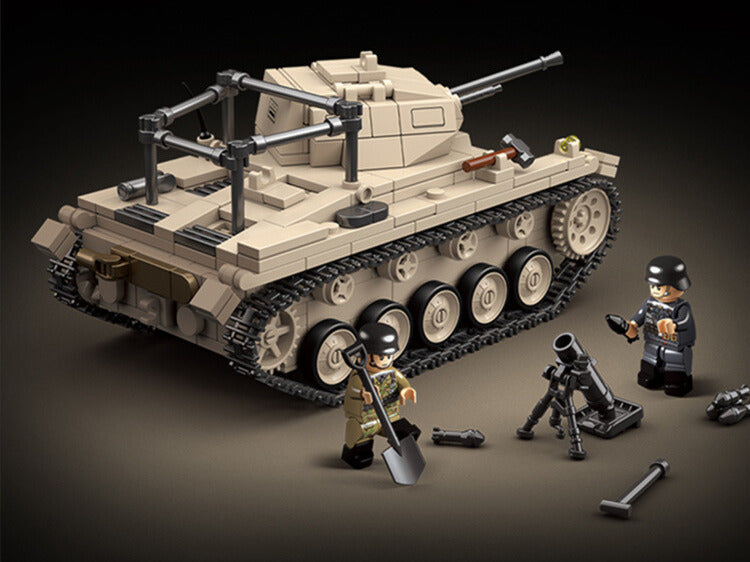 WWII - German Panzer II - Mil-Blox