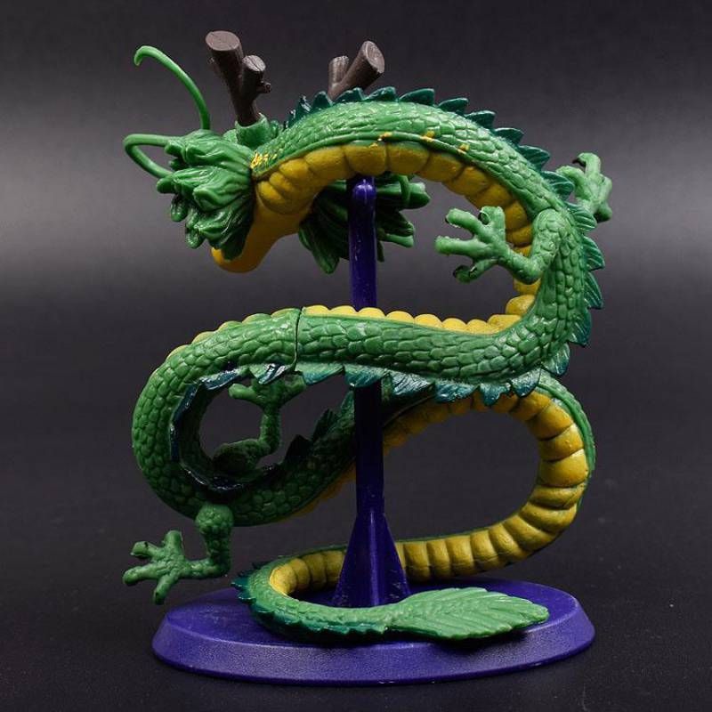 11Cm Dragon Ball Cyan Dragon Handmade Model Decoration Dragon Ball Z Anime Dragon Doll Toy Decoration Birthday Gift