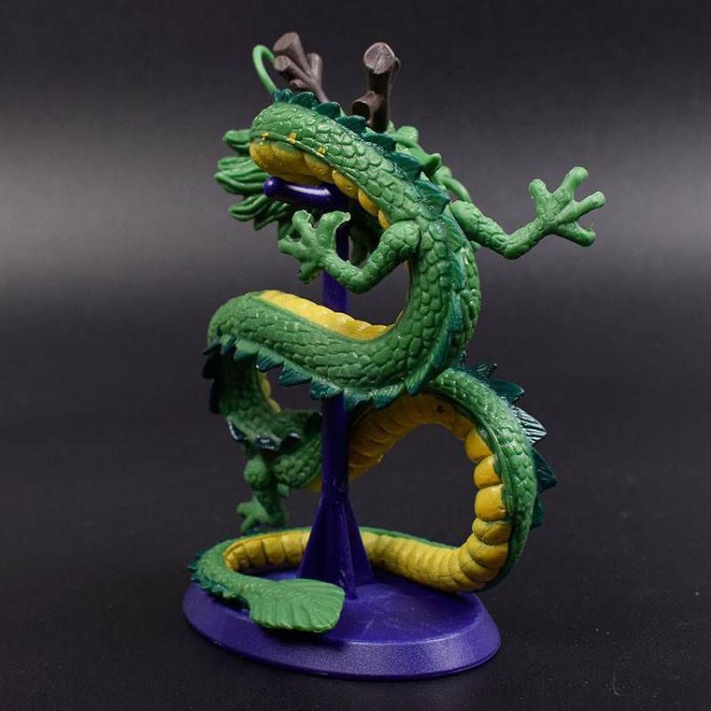 11Cm Dragon Ball Cyan Dragon Handmade Model Decoration Dragon Ball Z Anime Dragon Doll Toy Decoration Birthday Gift