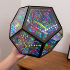 Infinity Dodecahedron Magic Table Lamp