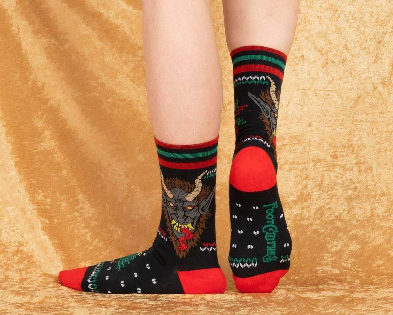 Krampus Sweater Crew Socks - 