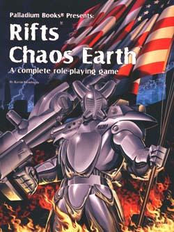 Livre de base du RPG Rifts Chaos Earth (couverture souple)