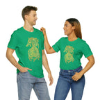 Golden Celtic Dice Dragon Shirt - Army / S